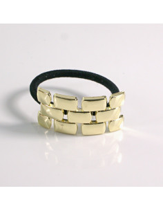 Gumka do włosów HAIR CUFF METALOWA PÓŁOBRĘCZ ZŁOTA Lolita...