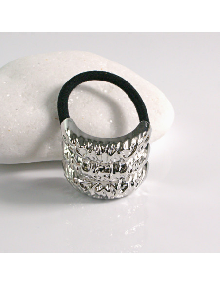 Gumka do włosów HAIR CUFF METALOWA PÓŁOBRĘCZ SREBRNA Lolita Akcesoria