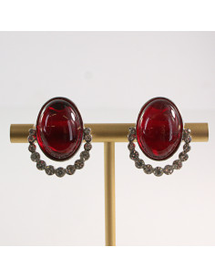 Klipsy do Uszu Lolita Accessories Klips do Ucha CZERWONY...