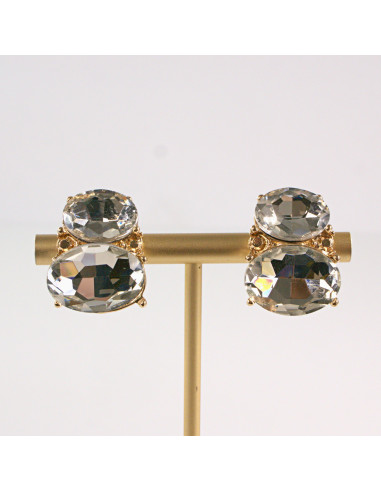 Klipsy do Uszu Lolita Accessories Klips do Ucha a'la BRYLANT CRYSTAL