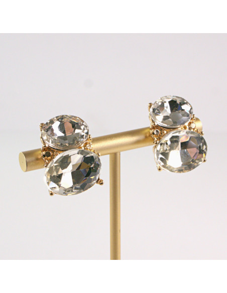 Klipsy do Uszu Lolita Accessories Klips do Ucha a'la BRYLANT CRYSTAL