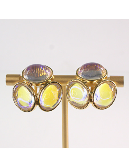 Klipsy do Uszu Lolita Accessories Klips do Ucha ZJAWISKOWE MIENIĄCE KLASYKA