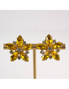 Klipsy do Uszu Lolita Accessories Klips do Ucha ŻÓLTE...