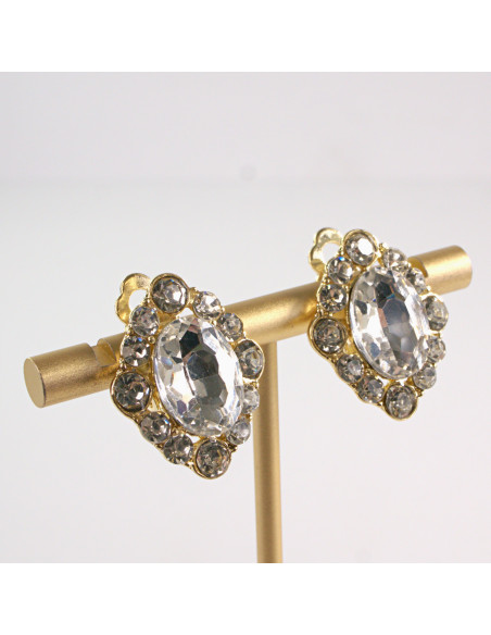 Klipsy do Uszu Lolita Accessories Klips do UCHA VINTAGE MEDALION