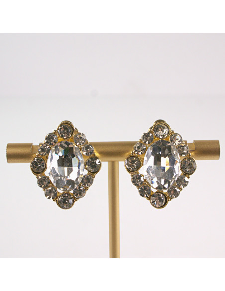 Klipsy do Uszu Lolita Accessories Klips do UCHA VINTAGE MEDALION