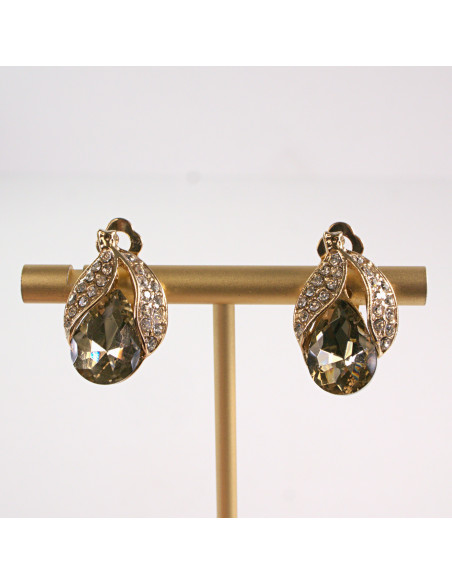 Klipsy do Uszu Lolita Accessories Klips do UCHA VINTAGE BEŻOWY