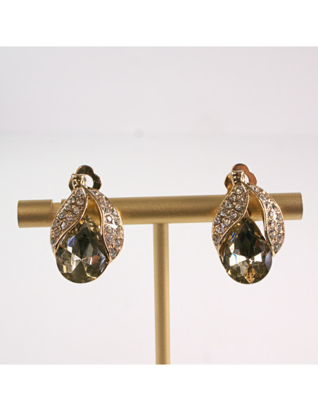 Klipsy do Uszu Lolita Accessories Klips do UCHA VINTAGE BEŻOWY