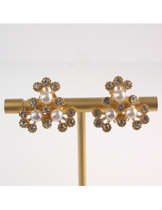 Klipsy do Uszu Lolita Accessories Klips do UCHA KWIATKI Z...