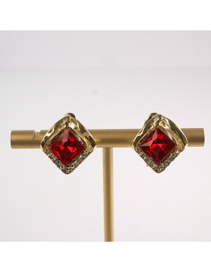 Klipsy do Uszu Lolita Accessories Klips do UCHA CZERWONE...