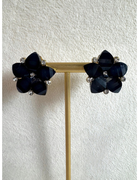 Klipsy do Uszu Lolita Akcesoria Klips do Ucha Kwiatki Kwiatek