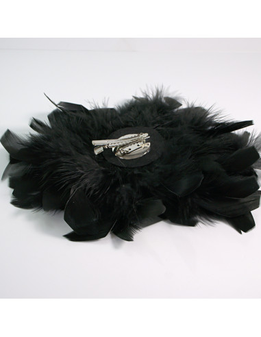 KWIAT Z PIÓR  BROSZKA PRZYPINKA PIÓRA  LOLITA...