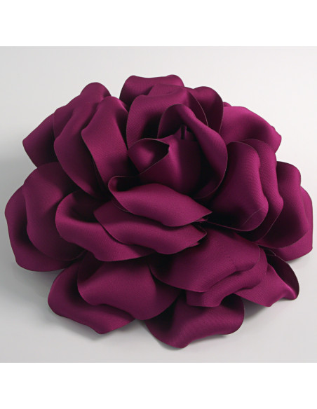 KWIAT Z MATERIAŁU BROSZKA PRZYPINKA LOLITA AKCESORIA 14 CM FIOLETOWY