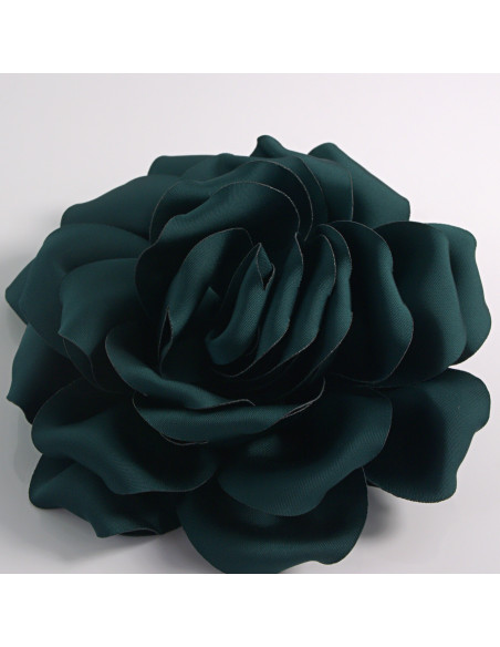 KWIAT Z MATERIAŁU BROSZKA PRZYPINKA LOLITA AKCESORIA 14 CM ZIELONY