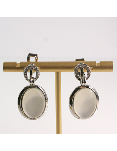 KLIPSY DO USZU LOLITA AKCESORIA ELEGANCKIE "KOCIE OKO"