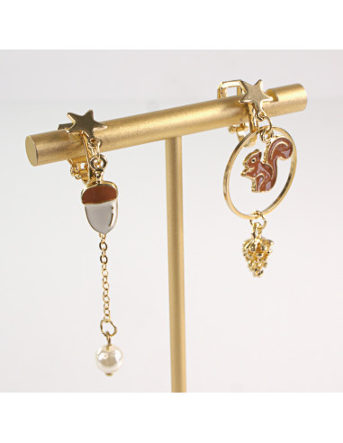 KLIPSY DO USZU LOLITA AKCESORIA ASYMETRYCZNE