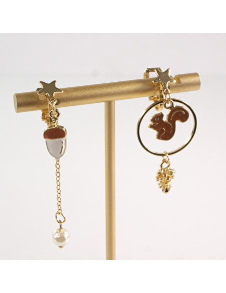 KLIPSY DO USZU LOLITA AKCESORIA ASYMETRYCZNE