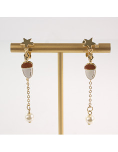 KLIPSY DO USZU LOLITA AKCESORIA DŁUGIE ŻOŁĘDZIE