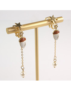 KLIPSY DO USZU LOLITA AKCESORIA DŁUGIE ŻOŁĘDZIE 2