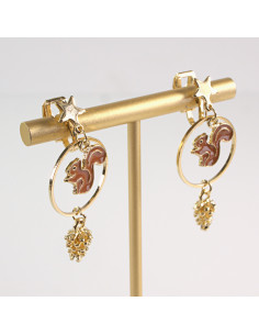 KLIPSY DO USZU LOLITA AKCESORIA Z WIEWIÓRKAMI  WIEWIÓRKA 2