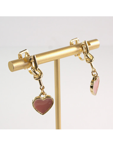 KLIPSY DO USZU LOLITA AKCESORIA Z SERCAMI...