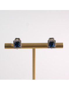 KLIPSY DO USZU LOLITA AKCESORIA NIEBIESKIE