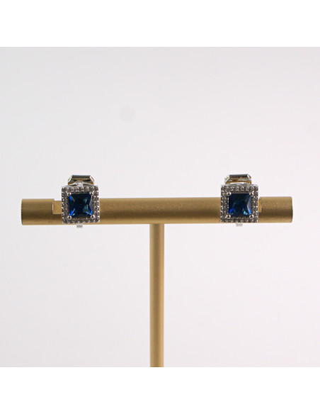 KLIPSY DO USZU LOLITA AKCESORIA NIEBIESKIE