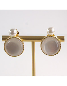 Klipsy do Uszu Lolita Akcesoria Klips do UCHA KOCIE OKO Z...