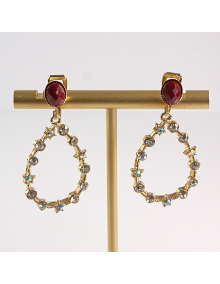 Klipsy do Uszu Lolita Akcesoria Klips do UCHA ELEGANCKIE DŁUGIE