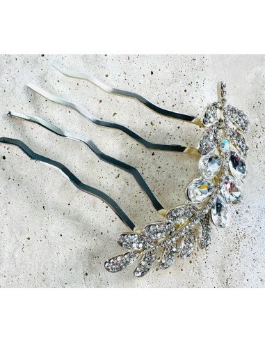 GRZEBIEŃ wsuwany do włosów wtykowy ozdobny KŁOS...