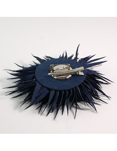 KWIAT Z MATERIAŁU KOLCE BROSZKA PRZYPINKA...