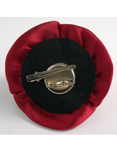 KWIAT Z MATERIAŁU BROSZKA PRZYPINKA LOLITA...