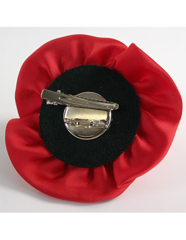 KWIAT Z MATERIAŁU BROSZKA PRZYPINKA LOLITA...