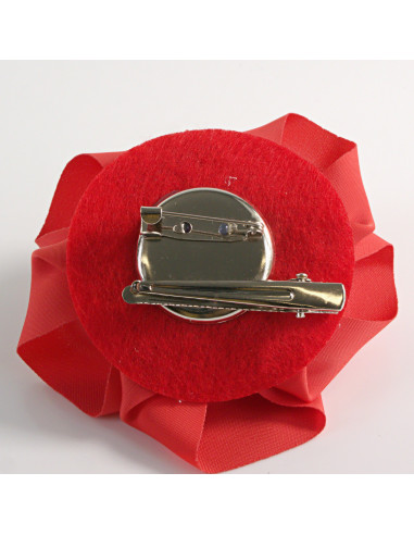 KWIAT Z MATERIAŁU BROSZKA PRZYPINKA LOLITA...