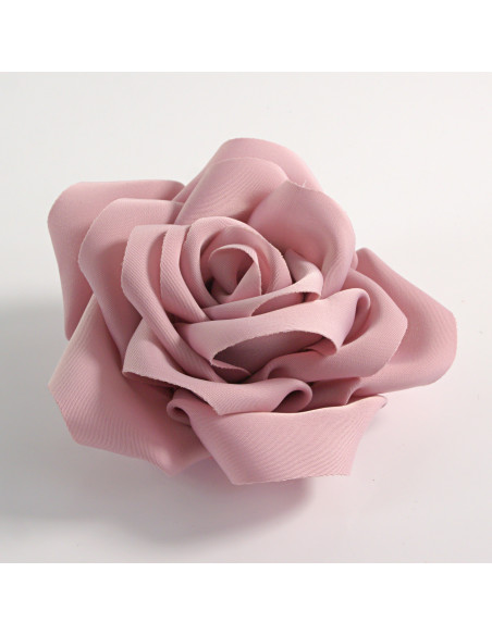 KWIAT Z MATERIAŁU BROSZKA PRZYPINKA LOLITA AKCESORIA RÓŻA RÓZYCZKA RÓŻOWY