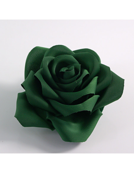 KWIAT Z MATERIAŁU BROSZKA PRZYPINKA LOLITA AKCESORIA RÓŻA RÓZYCZKA ZIELONY