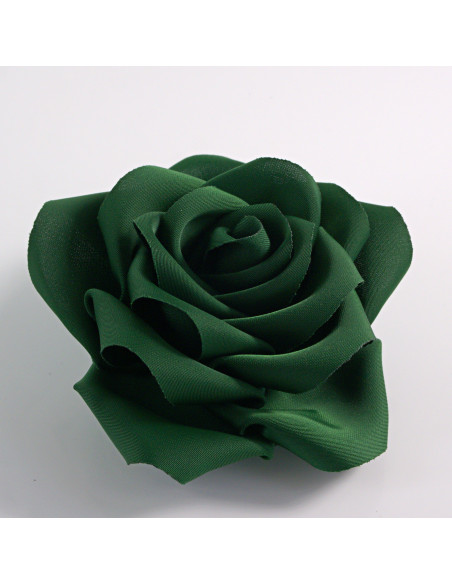 KWIAT Z MATERIAŁU BROSZKA PRZYPINKA LOLITA AKCESORIA RÓŻA RÓZYCZKA ZIELONY