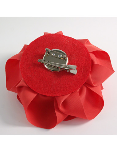 KWIAT Z MATERIAŁU BROSZKA PRZYPINKA LOLITA...