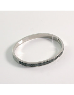 Bransoletka na rękę minimalizm srebrna stal chirurgiczna...