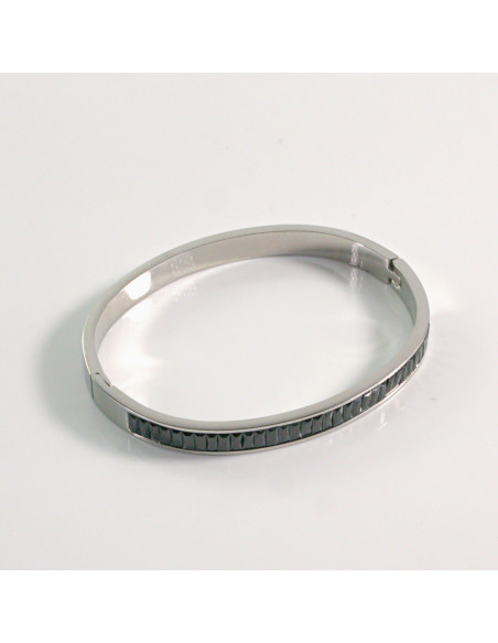 Bransoletka na rękę minimalizm srebrna stal chirurgiczna Lolita Akcesoria