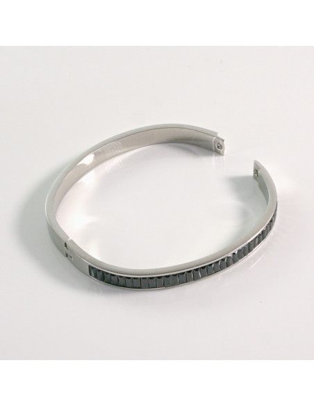 Bransoletka na rękę minimalizm srebrna stal chirurgiczna Lolita Akcesoria