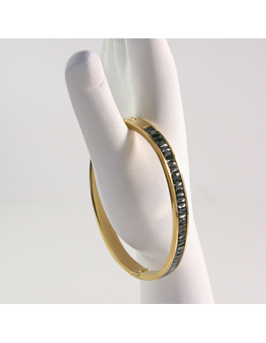 Bransoletka na rękę minimalizm złota stal...