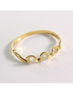 Bransoletka na rękę zawijas złota stal chirurgiczna...