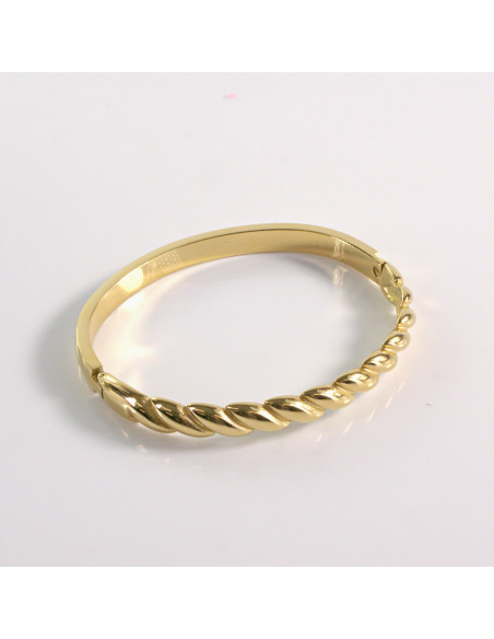 Bransoletka na rękę złota pleciona stal chirurgiczna Lolita Akcesoria