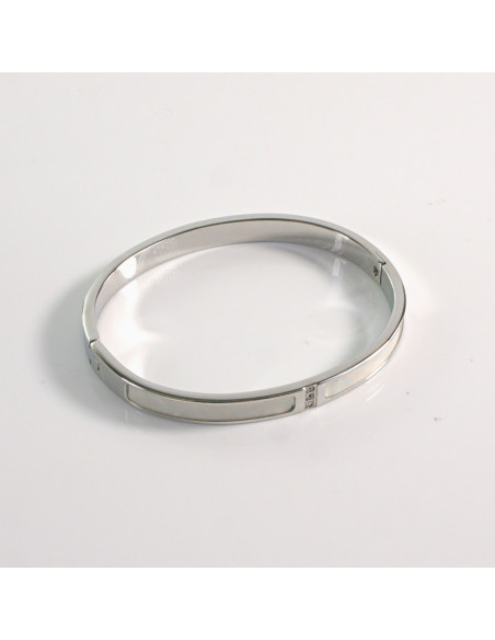 Bransoletka na rękę srebrna minimalizm stal chirurgiczna Lolita Akcesoria