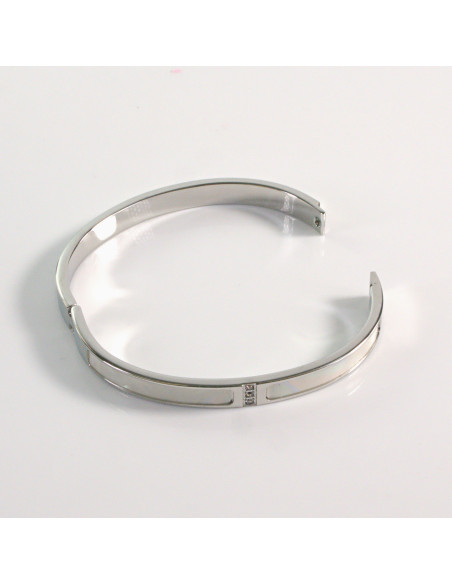 Bransoletka na rękę srebrna minimalizm stal chirurgiczna Lolita Akcesoria