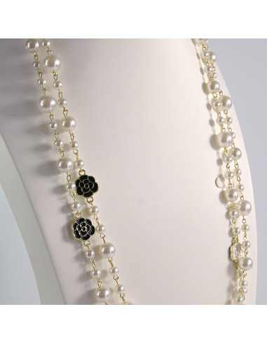 Naszyjnik ze stali chirurgicznej złoty z...