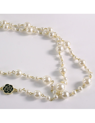 Naszyjnik ze stali chirurgicznej złoty z...