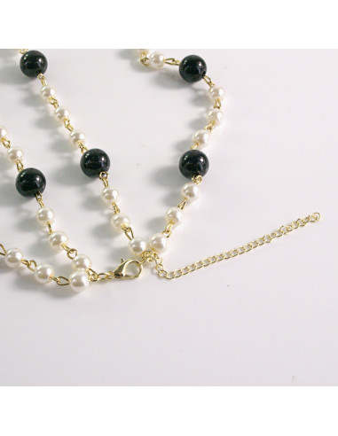 Naszyjnik ze stali chirurgicznej złoty z...