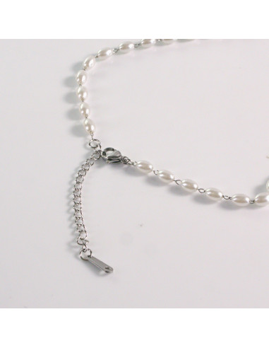 Naszyjnik ze stali chirurgicznej srebrny...