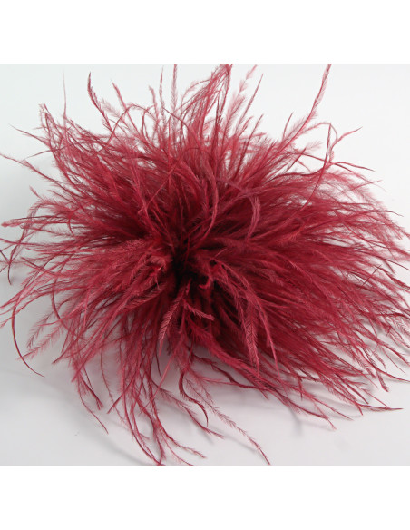 KWIAT BROSZKA Z PIÓR PRZYPINKA PUSZEK PIÓRA LOLITA AKCESORIA 12-14 CM